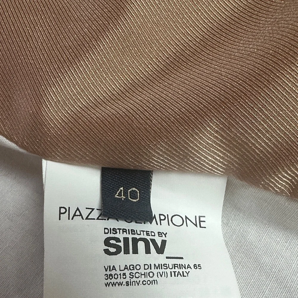 Piazza Sempione Red Wool Double-Breasted Coat – Made in Italy Size 40 - Picture 5 of 16